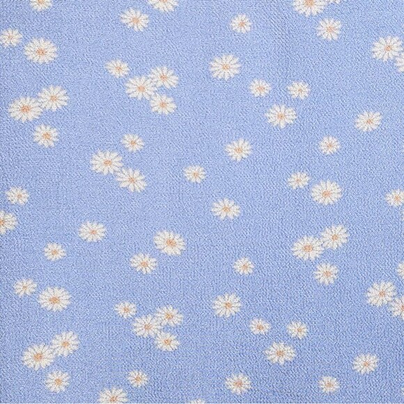 American Eagle Blue & White Floral Halter Backless Midi Shift Dress Size L - Picture 5 of 9